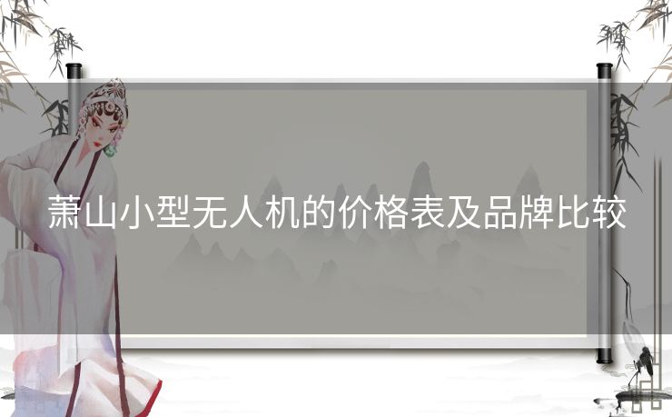 萧山小型无人机的价格表及品牌比较 萧山小型无人机的价格表及品牌比较