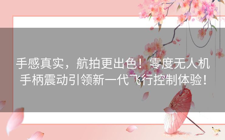 手感真实,航拍更出色!零度无人机手柄震动引领新一代飞行控制体验! 手感真实,航拍更出色!零度无人机手柄震动引领新一代飞行控制体验!
