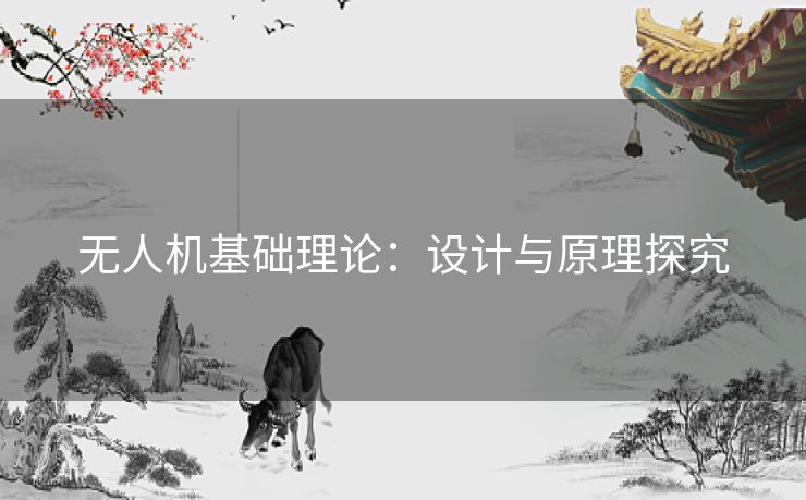 无人机基础理论:设计与原理探究 无人机基础理论:设计与原理探究