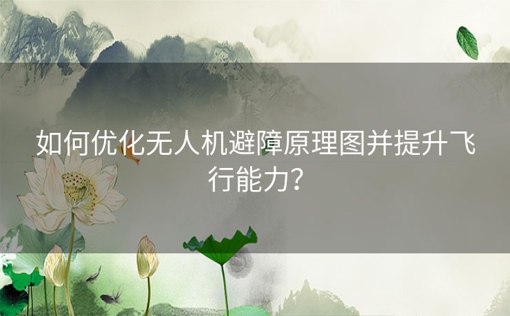 如何优化无人机避障原理图并提升飞行能力? 如何优化无人机避障原理图并提升飞行能力?