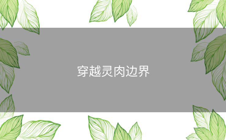 穿越灵肉边界 穿越灵肉边界