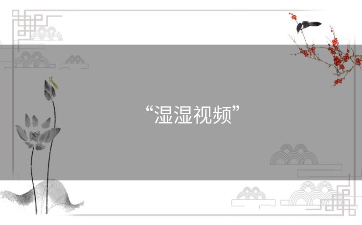 “湿湿视频” “湿湿视频”